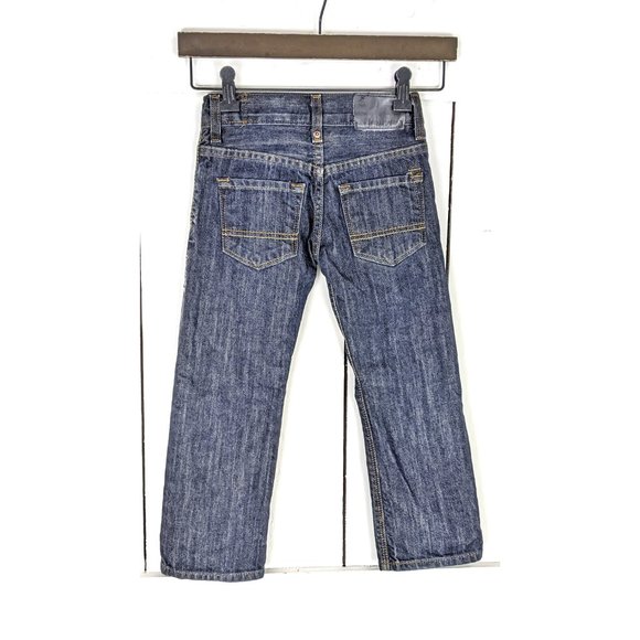 Kids Denizen Levis dark blue slim straight denim jeans 6 regular - Picture 5 of 6